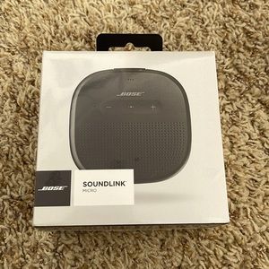 Brand new Bose portable Bluetooth speaker. Brand new in package.